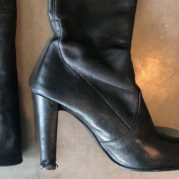 Stuart Weitzman Highland Leather Bootie - Picture 3 of 8